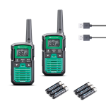 Midland XT30 Pro two-way radio 16 channels 446.00625 – 446.19375 Black, Green