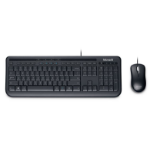 Microsoft Wired Desktop 600 keyboard Mouse included Universal USB Black