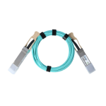 BlueOptics QSFP-AOC-100M-AB-BO InfiniBand en Glasvezelkabel Oranje