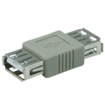 Monoprice USB 2.0 A/USB 2.0 A, F/F Gray