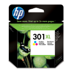 HP CH564EE/301XL Printhead cartridge color high-capacity, 300 pages ISO/IEC 24711 8ml for HP DeskJet 1000/1010/Envy 5530/OfficeJet 4630