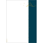 Sigel DP413 printing paper A4 (210x297 mm) 100 sheets Petrol colour, White, Yellow