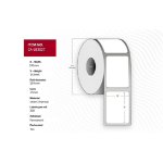 Capture CA-LB3027 printer label White