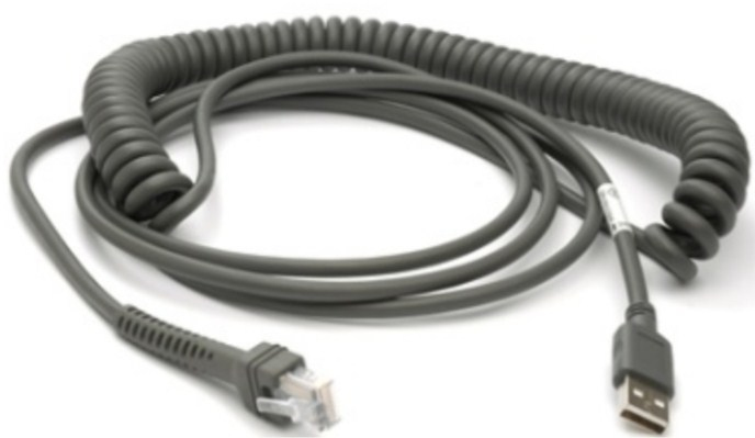 Image of Zebra CBA-U09-C15ZAR USB cable 4.57 m USB A Grey