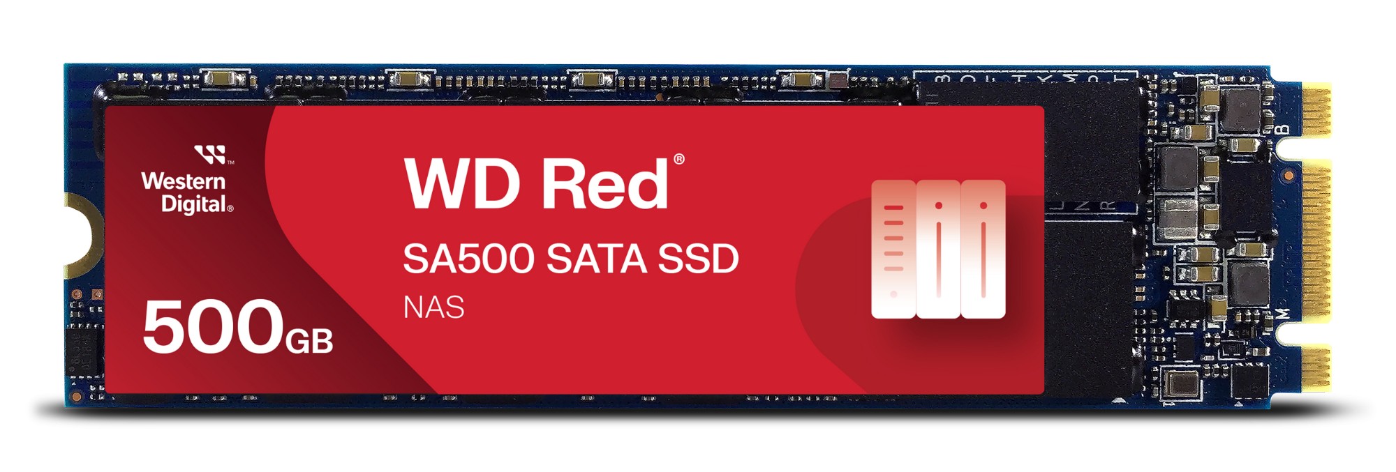 Western Digital Red WD ™ SA500 SATA SSD M.2 2280 POWERED BY SANDISK 50