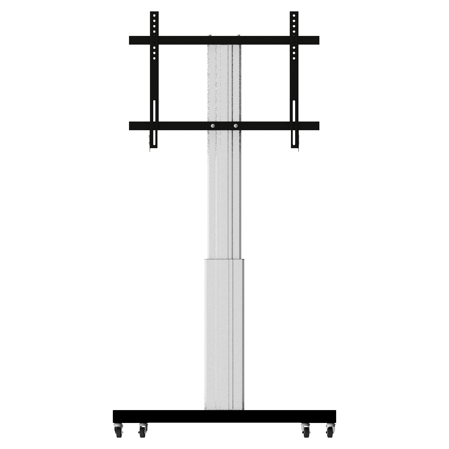 Conen Mounts Height adjustable mobile tv and monitor stand, lite series with 50 cm of vertical travel
