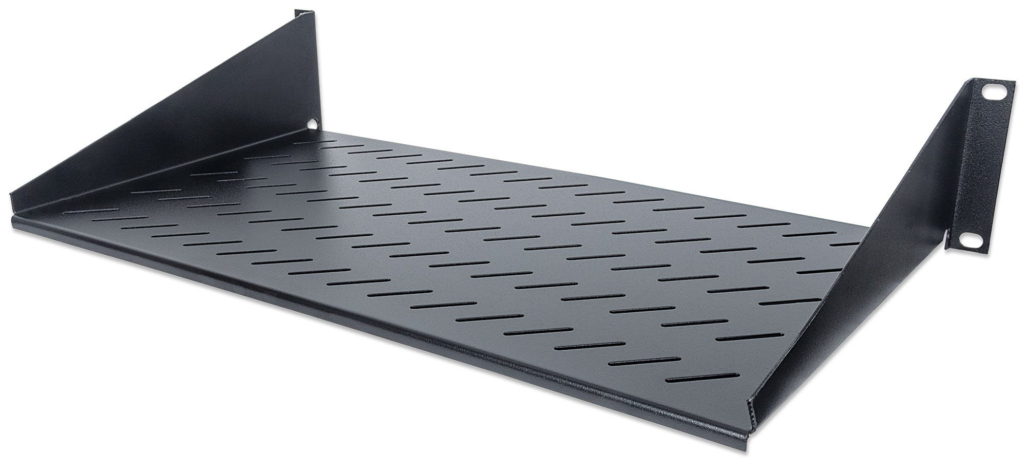 Image of Intellinet 19" Cantilever Shelf, 2U, 2-Point Front Mount, 250mm...