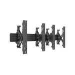 Multibrackets M Wallmount Pro MBW2x1UP Push In Pop Out Black