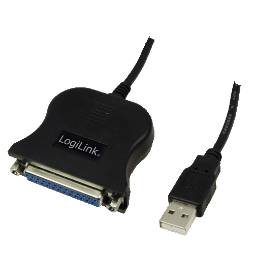 Image of LogiLink UA0054A parallel cable 1.8 m Black