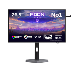 AOC AGP277QKDC computer monitor 68.6 cm (27") 2560 x 1440 pixels Grey