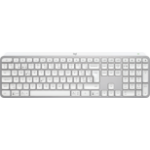 Logitech MX Keys S keyboard Universal RF Wireless + Bluetooth QWERTZ Swiss Aluminium, White