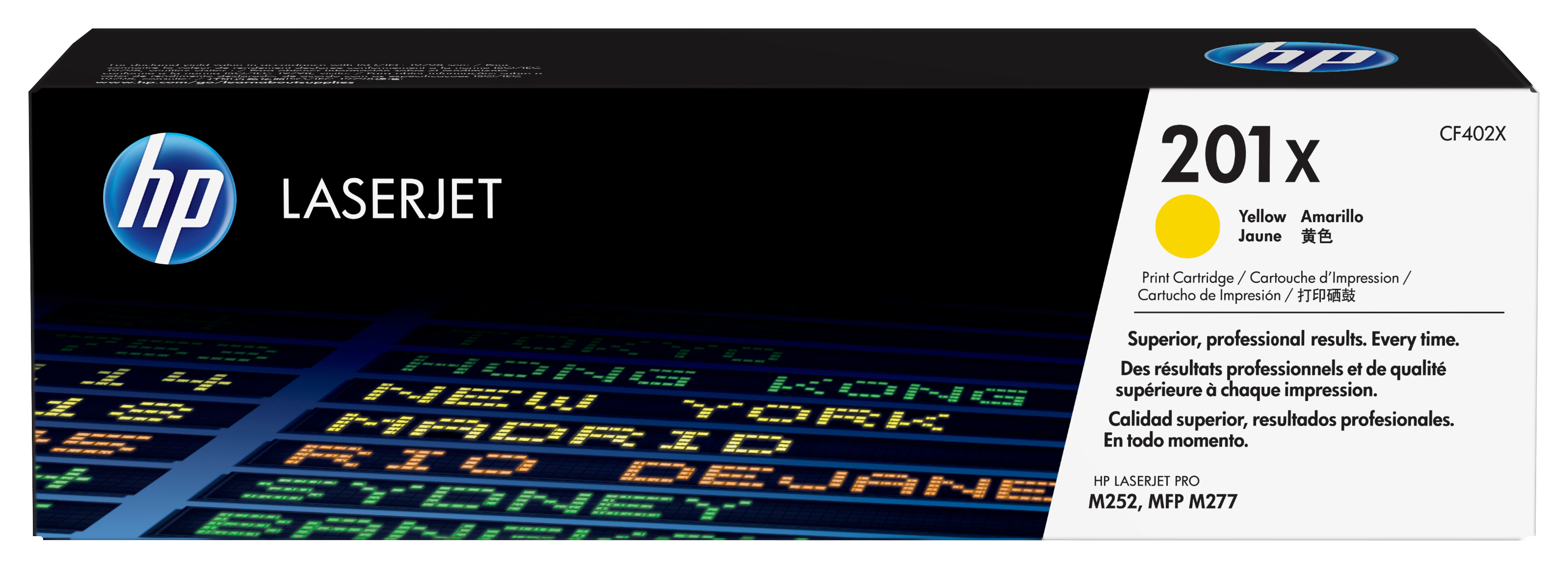 Image of HP CF402X/201X Toner cartridge yellow, 2.3K pages ISO/IEC 19752...