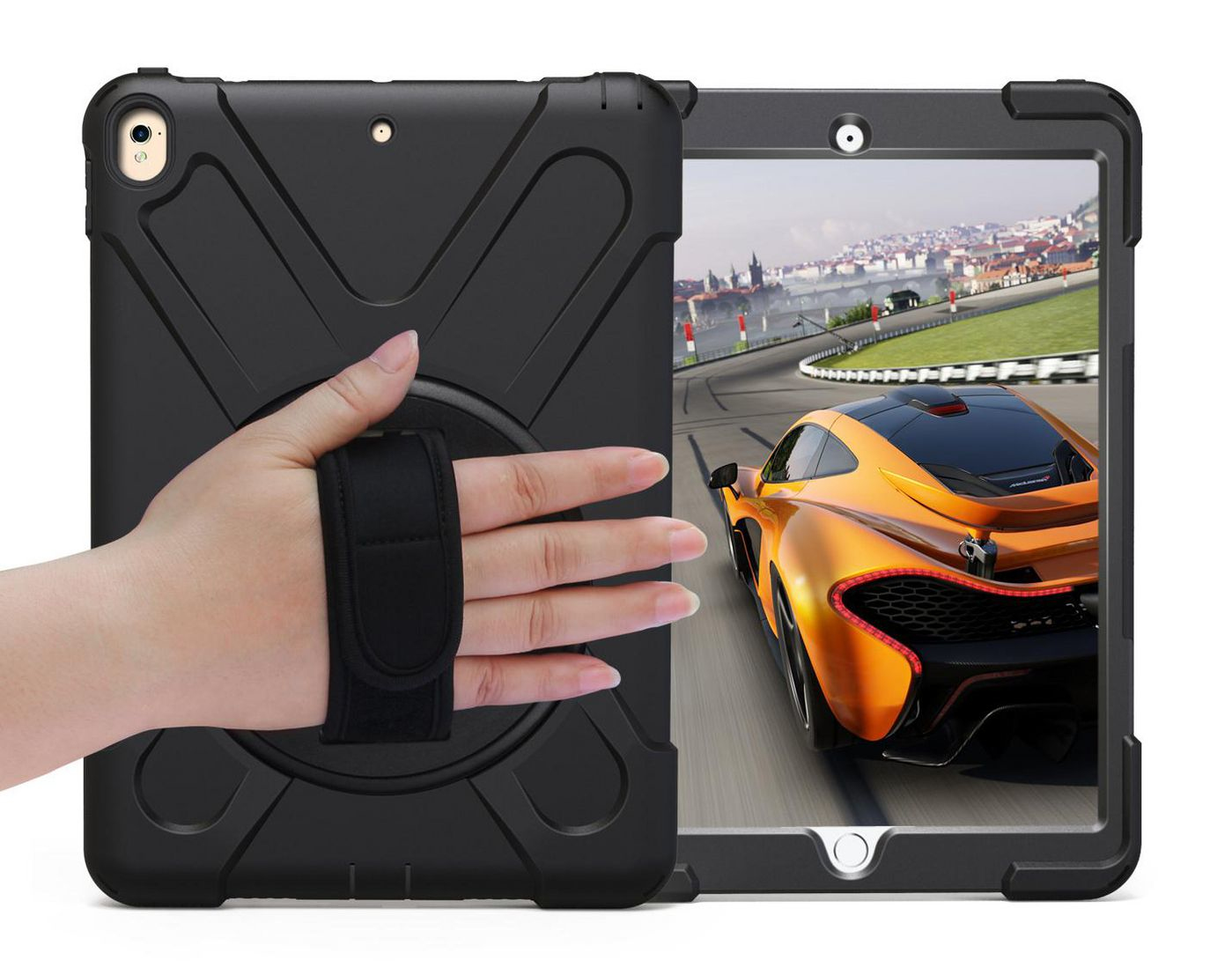 Image of eSTUFF AUSTIN Defender Case for iPad Pro 10.5/Air 10.5 - Black