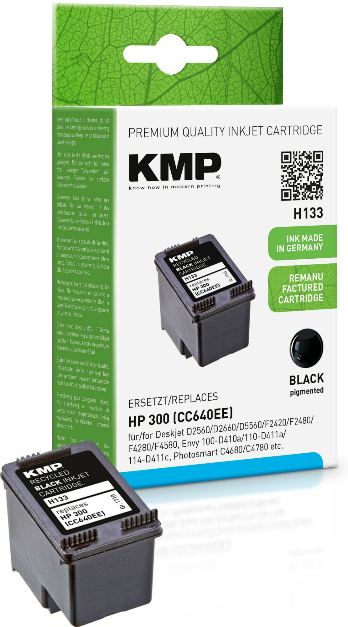 KMP H133 ink cartridge 1 pc(s) Black