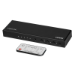 LogiLink HDMI switch, 4x1-Port, 4K/60 Hz, HDCP, HDR, ARC, audio extract, RC
