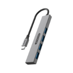 Sitecom CN-5003 interface hub USB 3.2 Gen 1 (3.1 Gen 1) Type-C 5000 Mbit/s Black, Grey