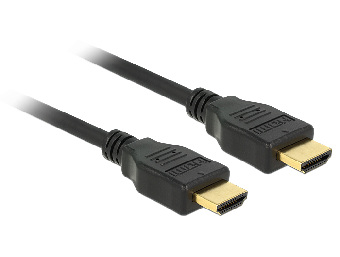 84713 DELOCK HDMI mit Ethernetkabel - HDMI (M) bis HDMI (M)