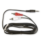Extron 26-642-06 audio cable 1.8 m 3.5mm RCA Black