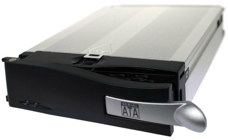 Image of Icy Dock MB123SRCK-1B drive bay panel Black, Silver