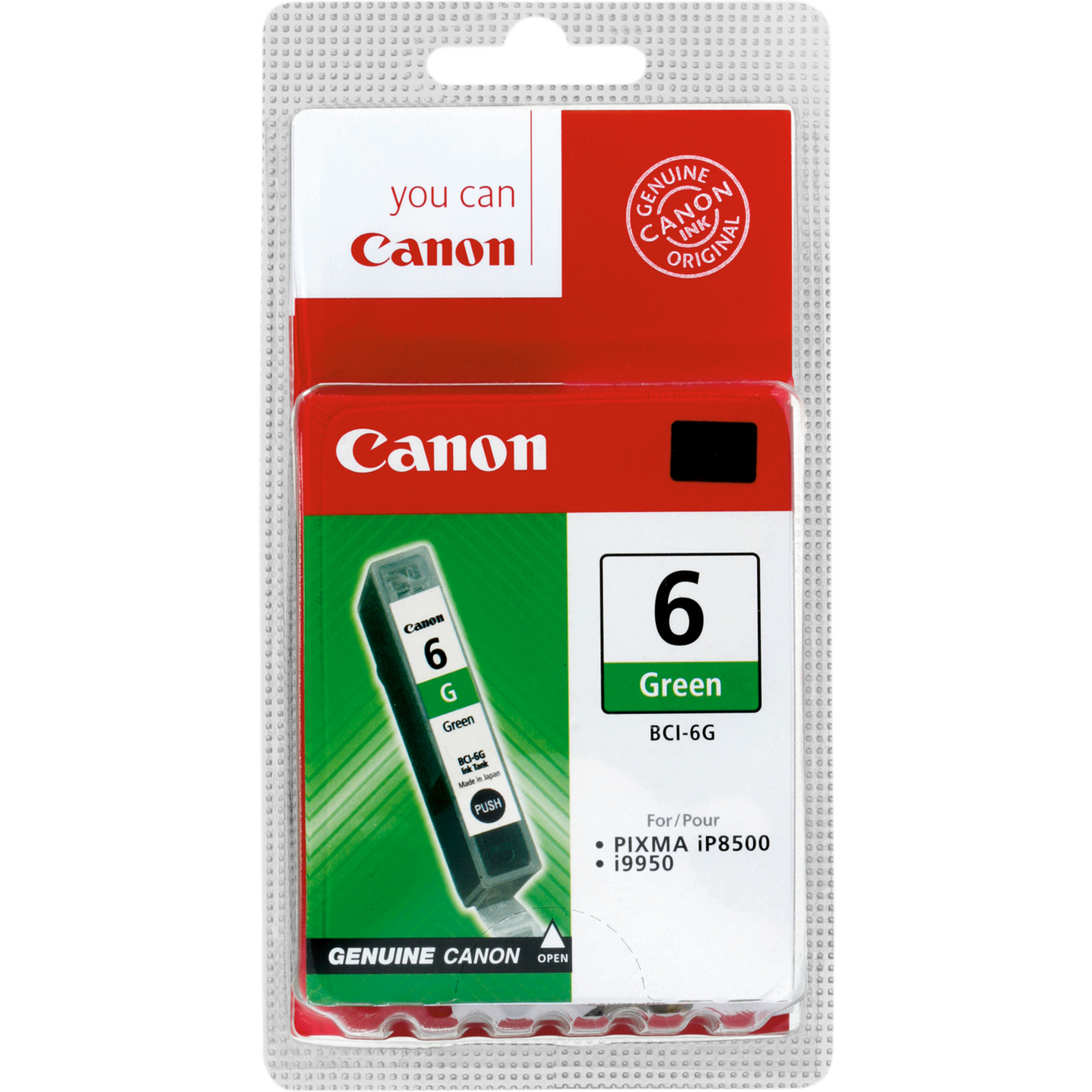 Image of Canon 9473A002/BCI-6G Ink cartridge green, 390 pages ISO/IEC 24711...