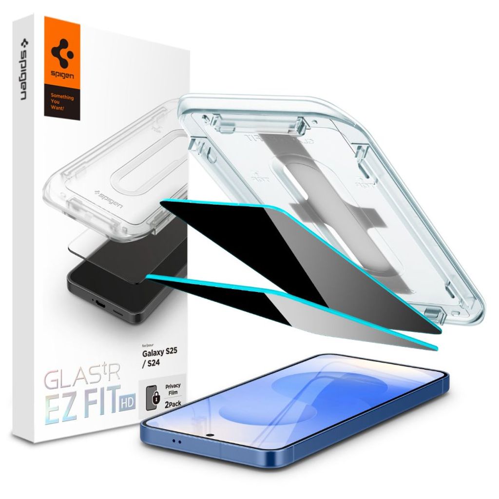 EU Product - Glas.tR EZ Fit Privacy 2-pack Screen Protector for Samsung Galaxy S24/S25 thumbnail