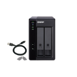 QNAP TR-002 HDD/SSD enclosure Black 2.5/3.5"