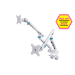 Digitus Dual design monitor mount, 2x 35", 2x 10 kg