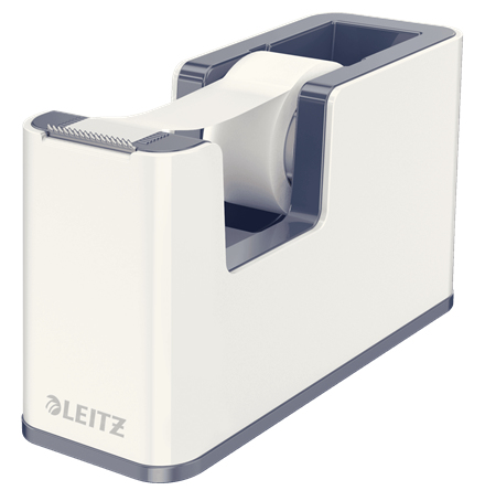Leitz WOW Tape Dispenser White/Grey 53641001