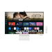 Samsung 32" M80D UHD White Smart Monitor with Speakers and Remote