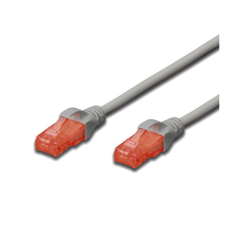 Image of FDL 1M CAT.6 UTP LSZH PATCH CABLE - GREY