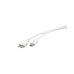 Kramer Electronics C-USB31 USB-kabel USB 3.2 Gen 1 (3.1 Gen 1) 0,9 m USB C USB C/Micro-USB B Wit
