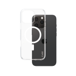 PanzerGlass CARE by ® Flagship Case Transparent Urban Combat w. White MagSafe iPhone 16 Pro Max