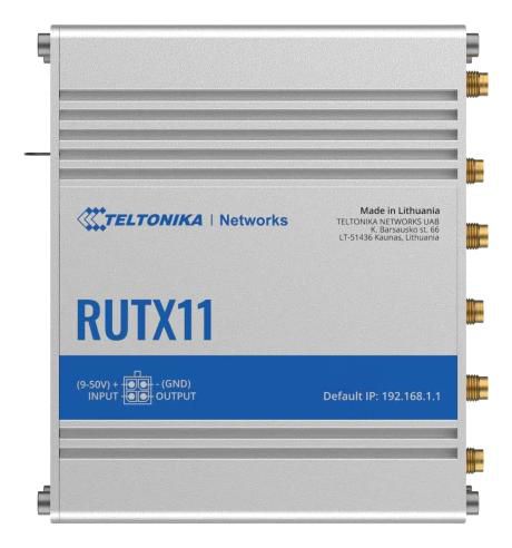 TELTONIKA NETWORKS RUTX11 (UK) WiFi/4G LTE Cat6