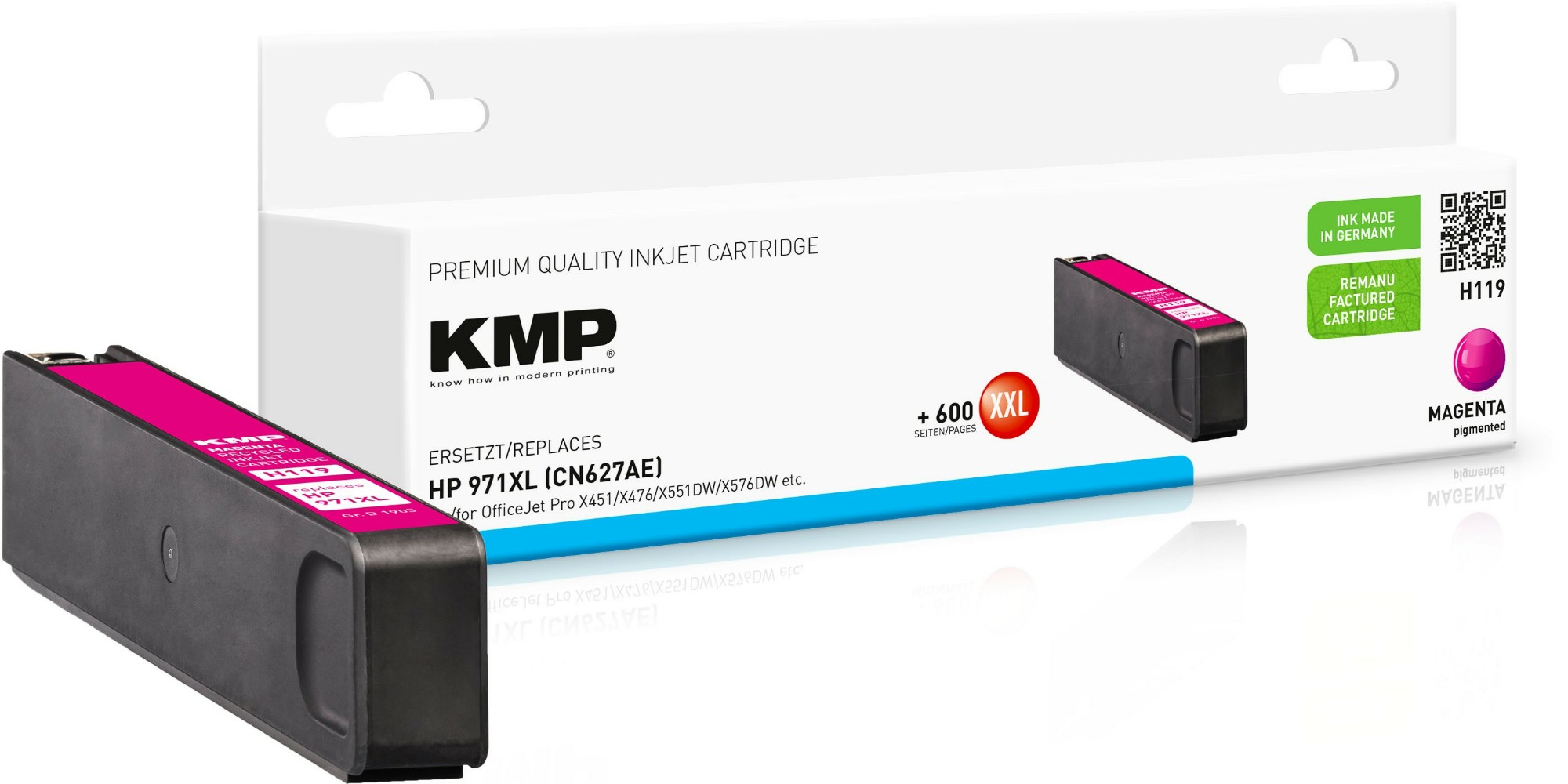 KMP H119 ink cartridge Magenta