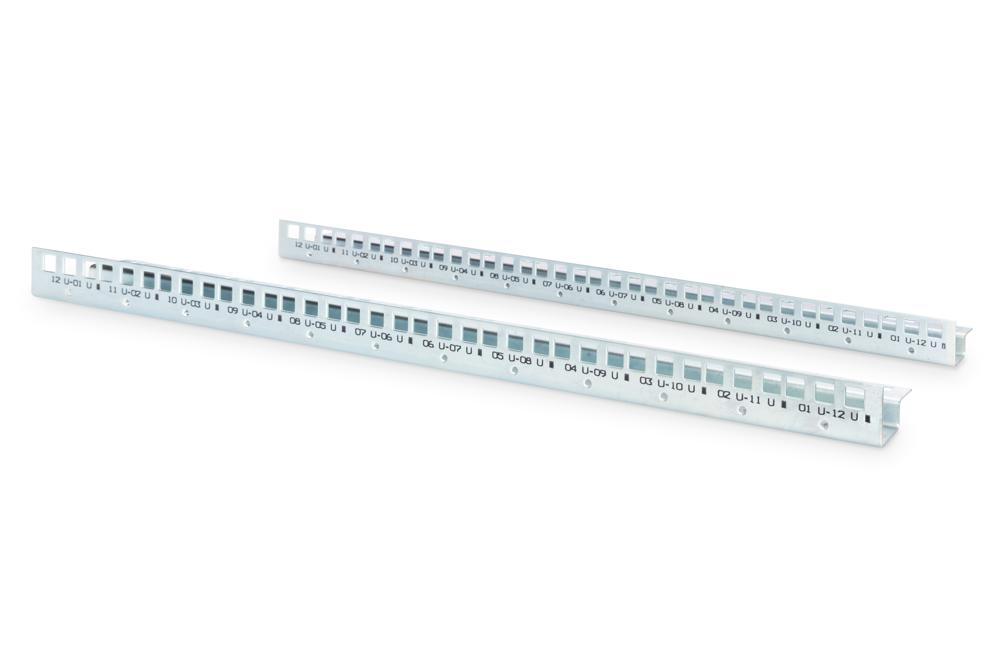 Digitus 482.6 mm (19") profile rails, 12U