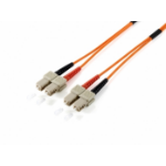 Equip SC/SC Fiber Optic Patch Cable, OS2, 20m