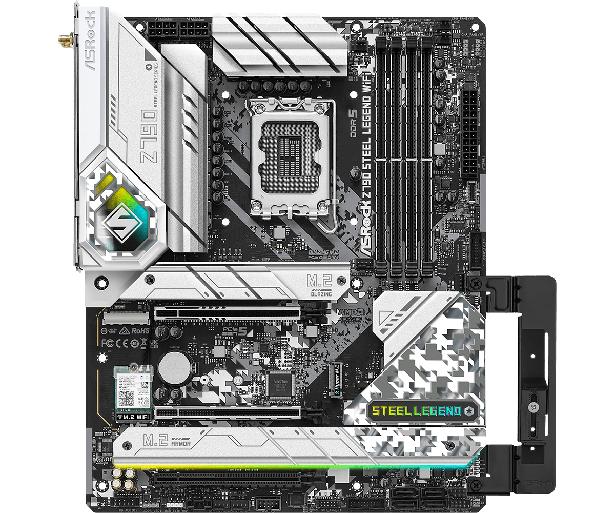 Image of Asrock Z790 Steel Legend WiFi Intel Z790 LGA 1700 ATX