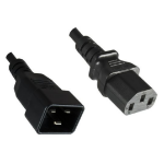Microconnect PE030605 power cable Black 0.5 m C13 coupler C20 coupler