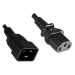 Microconnect PE030605 power cable Black 0.5 m C13 coupler C20 coupler