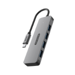Sitecom CN-5009 interface hub USB 3.2 Gen 1 (3.1 Gen 1) Type-C 5000 Mbit/s Black, Grey