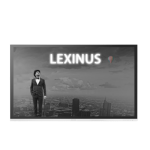 CTOUCH 70" Lexinus LED Black Bezel, 50 FHD Point Projective Capacitive Touch, Flat A/R Edge to Edge Screen,