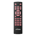Vivitek 5041844300 remote control IR Wireless Projector Press buttons