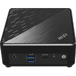 MSI Cubi N ADL S-078EU Intel® N N100 4 GB DDR4-SDRAM 128 GB SSD Windows 11 Pro Mini PC Zwart