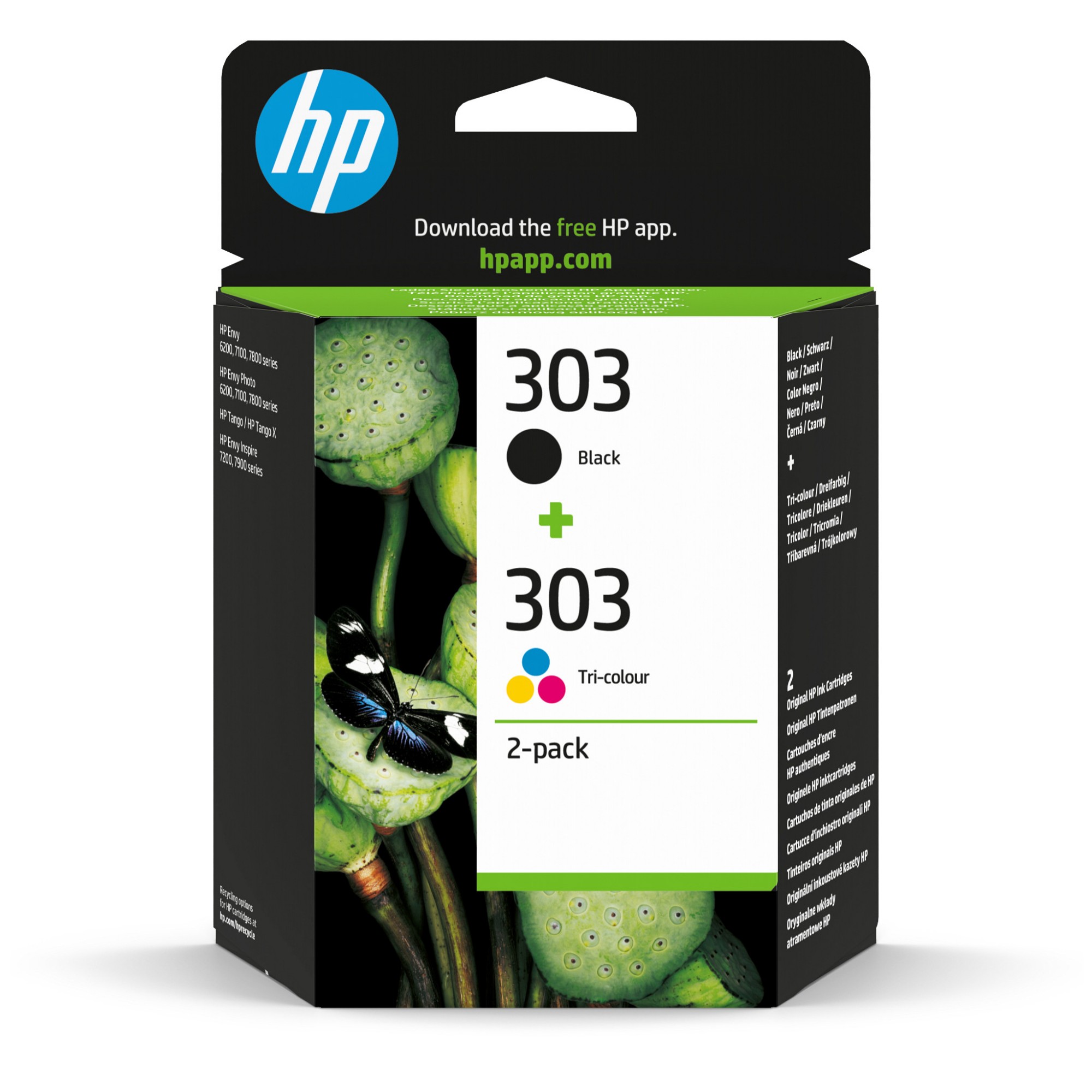 HP 3YM92AE/303 Printhead cartridge multi pack black + color 4ml Pack=2