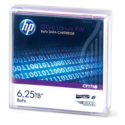 Image of Hewlett Packard Enterprise LTO-6 Ultrium RW Blank data tape 1.27 cm