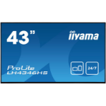 iiyama LH4346HS-B1 Signage Display Digital signage flat panel 108 cm (42.5") LED 450 cd/m² Full HD Black Android 24/7