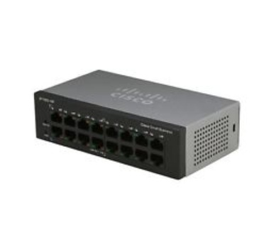 Image of Cisco Small Business SF110D-16HP Unmanaged L2 Fast Ethernet...
