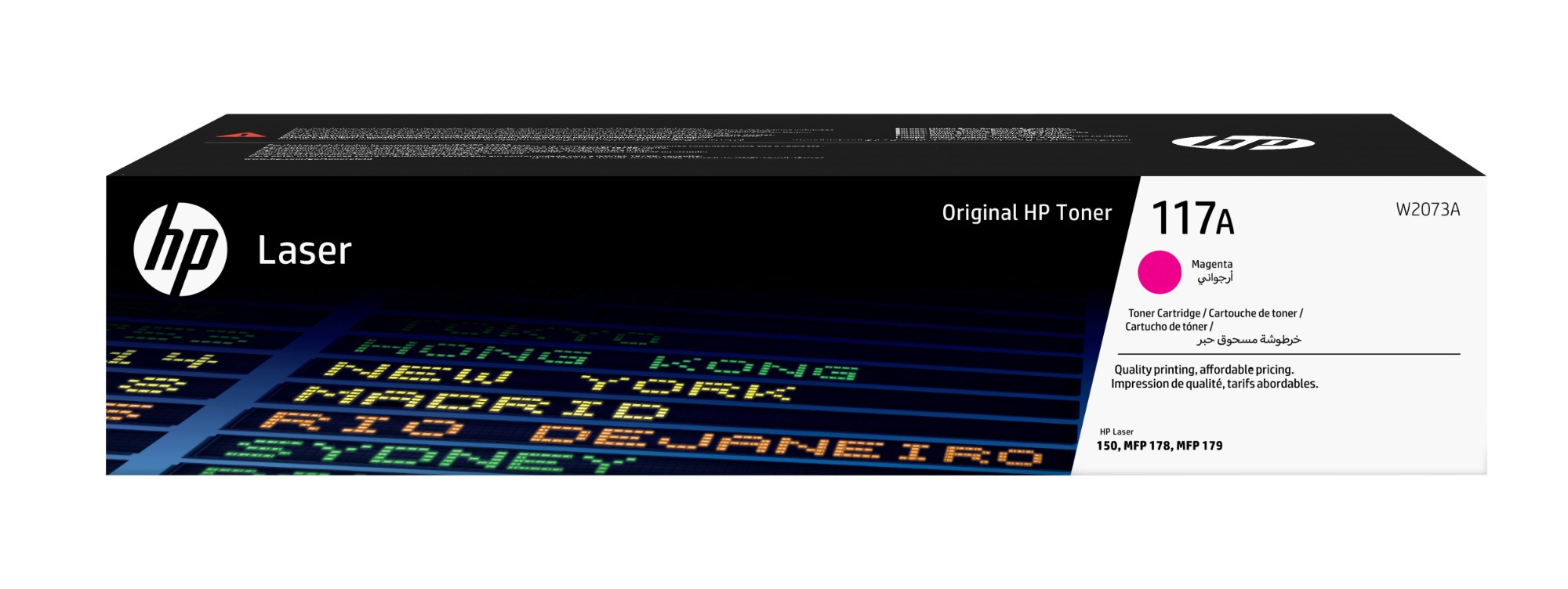 HP W2073A/117A Toner-kit magenta. 700 pages ISO/IEC 19798 for HP Color