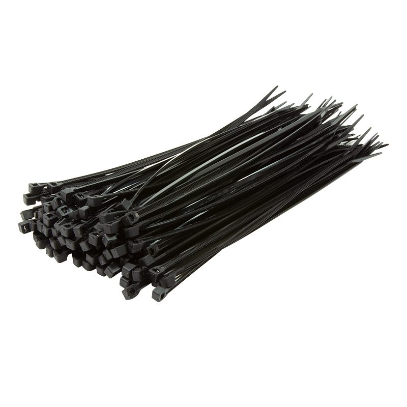 Image of FDL 200mm CABLE TIES (100) - BLACK