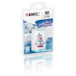 Emtec Miss Penguin USB flash drive 16 GB USB Type-A 2.0 Blue, Purple, White